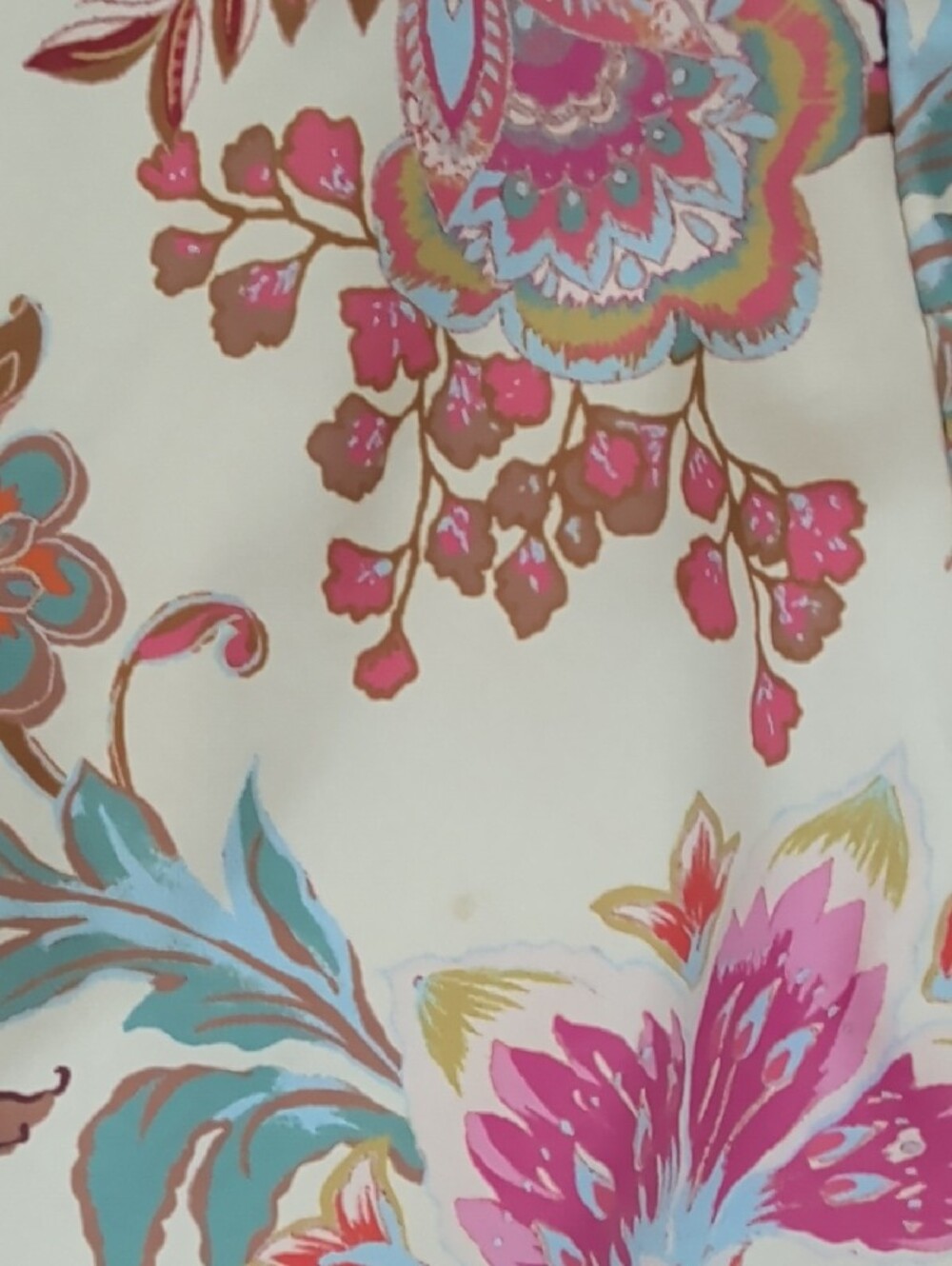 Cupshe Floral One-Piece Swimsuit with Pink Trim - Picture 4 of 5